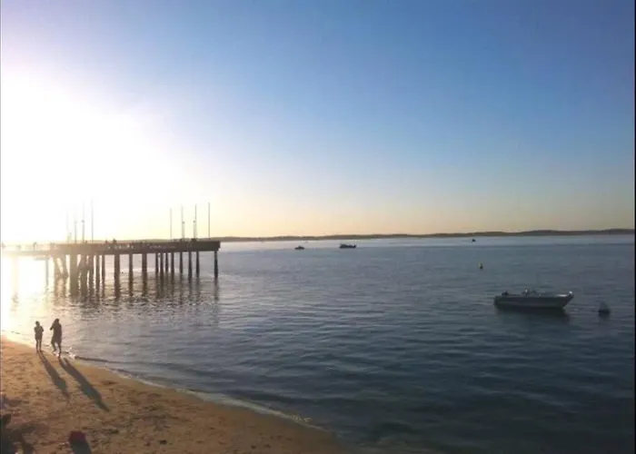 아파트 T2/terrasse/parking/a 5min De La 아르카숑